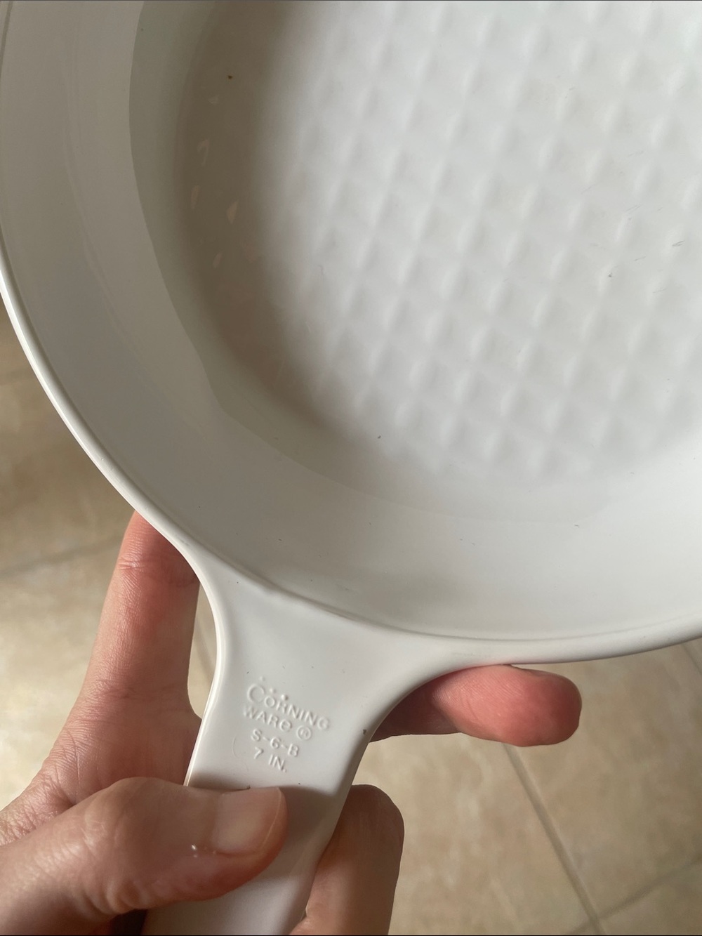 🖤5/$25 cohning ware 7 in iris flowers baking dish with handle - Picture 12 of 15